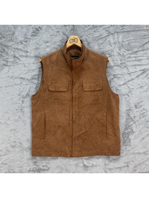 Other Designers Vintage - Gianni Valentino Brown Vest #4166-145