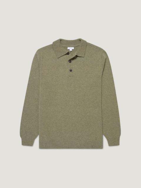 Sunspel Lambswool Polo Shirt