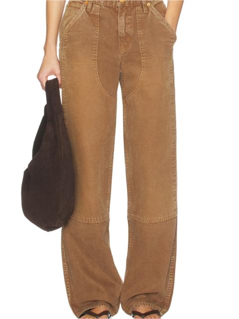 SLVRLAKE Tess Worker Low Rise Relaxed Curve Pant