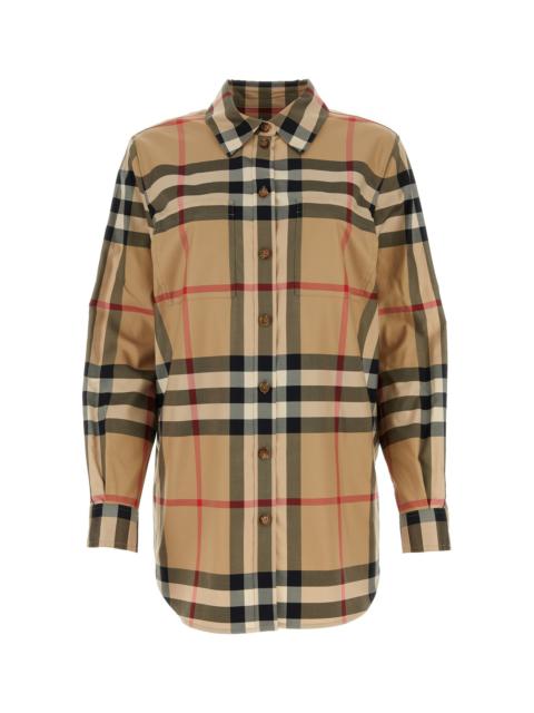Burberry Embroidered cotton shirt