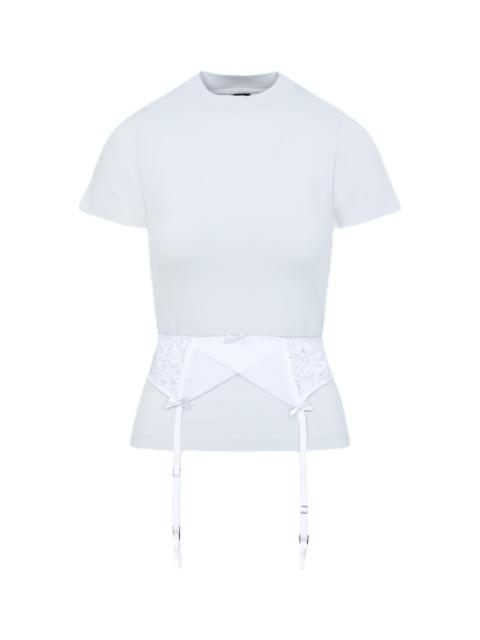 BALENCIAGA Chalk Stretch Cotton T-shirt