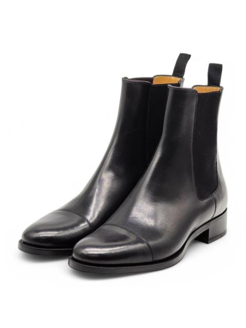 Christian Louboutin Antonio Chelsea Leather Boots - Black - EU 40 / US 7 $1350