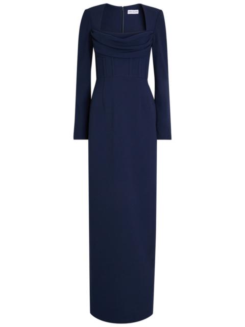 REBECCA VALLANCE Rebecca Vallance Nemy Crepe Maxi Dress