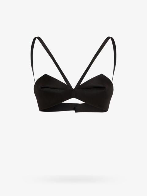 VERSACE Pleated Bustier Top