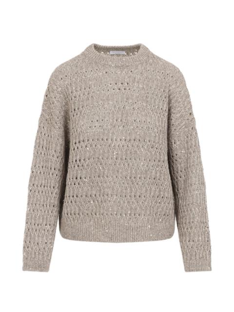 Brunello Cucinelli Brunello Cucinelli Women Linen Crewneck Sweater