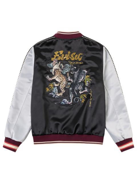 EVISU Duo Leopard Embroidery Souvenir Jacket