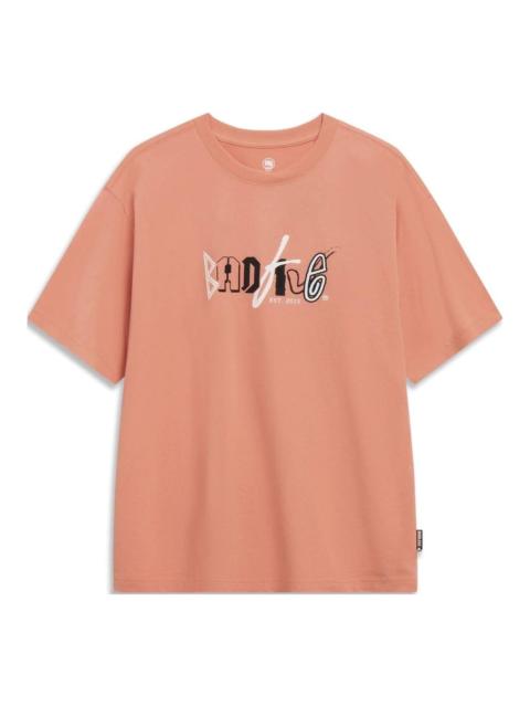 Li-Ning Li-Ning BadFive Graphic T-shirt 'Orange' AHST283-7