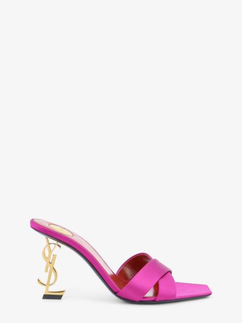 SAINT LAURENT Saint Laurent Opyum Satin Sandals