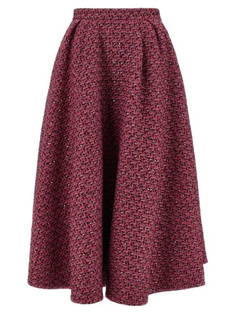 Alessandra Rich Tweed Skirt Skirts Pink