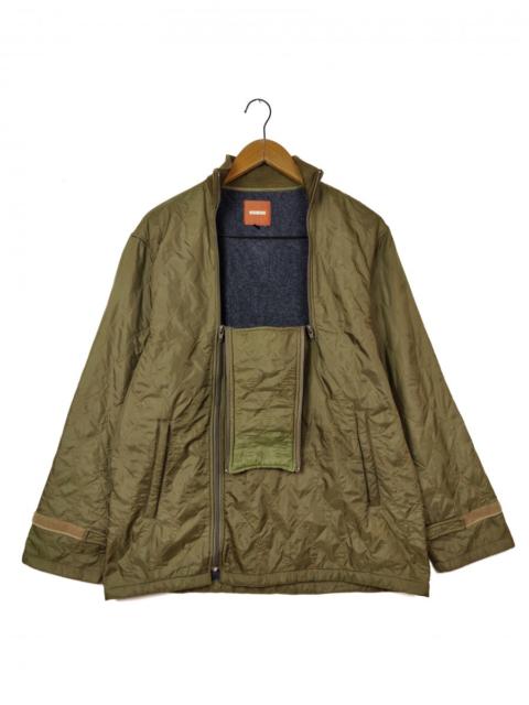 Other Designers Japanese Brand - Corisco Japan Quilted Liner Jacket Zip Up Sweater