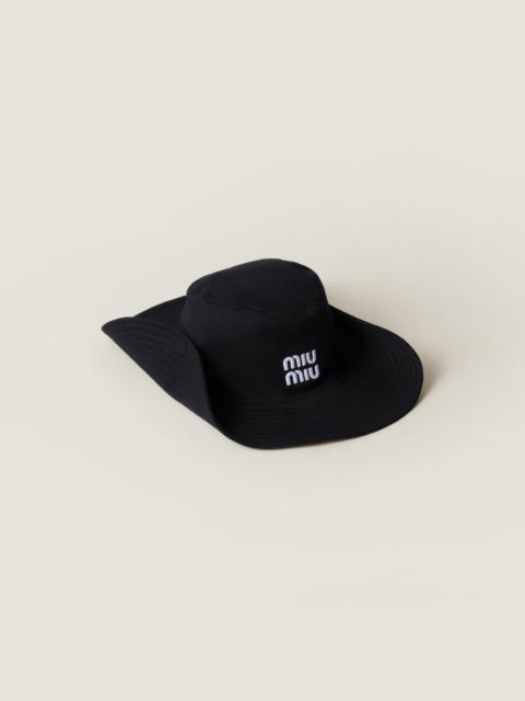 Miu Miu Drill cowboy hat