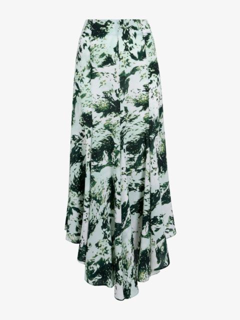 Proenza Schouler Joelle Skirt in Printed Silk Viscose