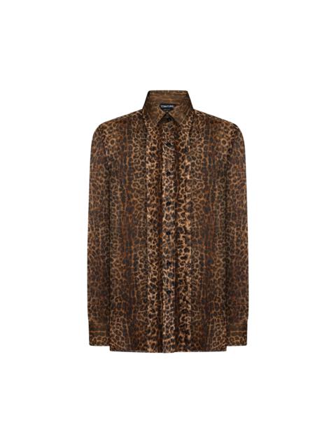 TOM FORD SHIRT WITH PLISSE DETAIL