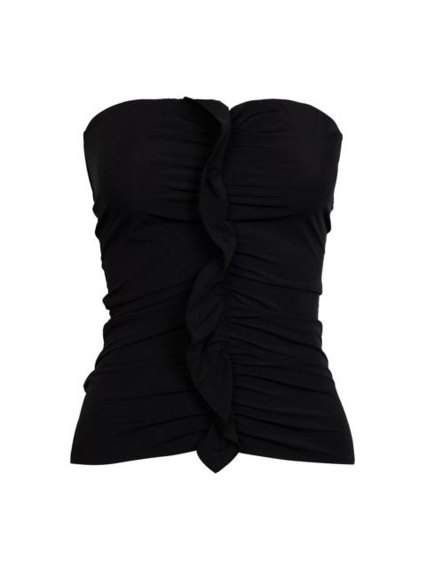 ruffle-detailing top