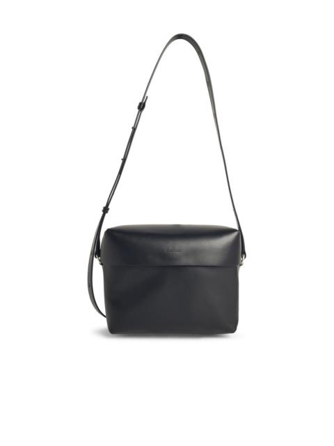 Jil Sander Jil Sander 'Lid' Black Leather Crossbody Bag Men