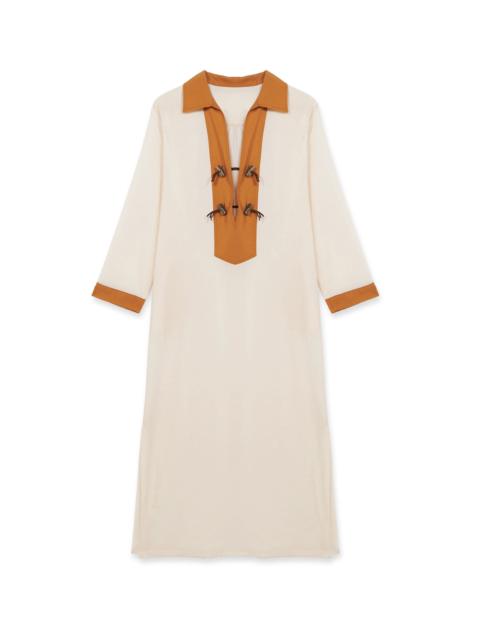 FORTELA Fortela Adish Bi-Color Cotton Dress in Multicolor at Nordstrom