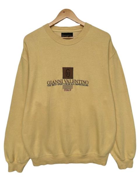 Valentino Vintage Gianni Valentino Embroidered Crewneck Sweatshirt