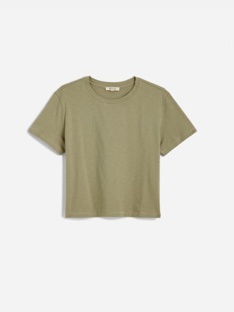 Madewell The Easy Crop Crewneck Tee in Soft Slub