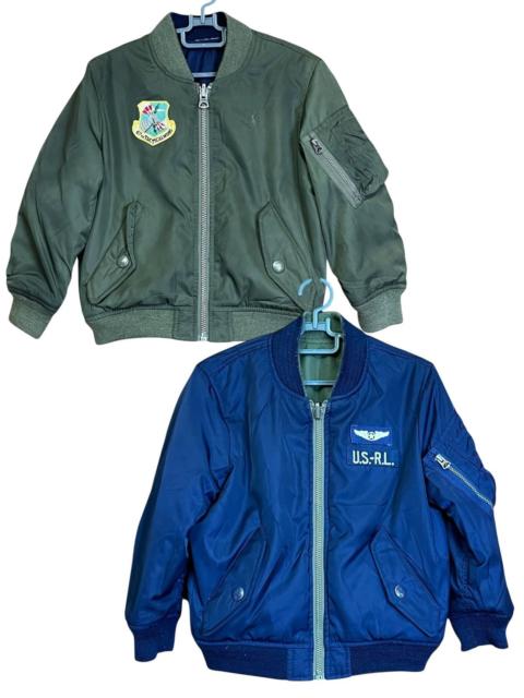 Polo Ralph Lauren Nice🔥POLO RALPH LAUREN kids us army reversible bomber jacket