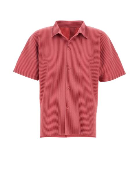 ISSEY MIYAKE Homme Plisse' Issey Miyake Men Dark Pink Polyester Shirt