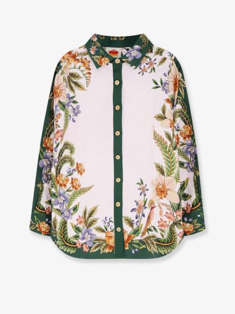 FARM RIO Farm Rio Linen And Viscose Shirt With Floral Pattern
