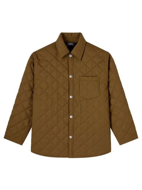 A.P.C. A.P.C. Women Georges Quilted Wool Jacket