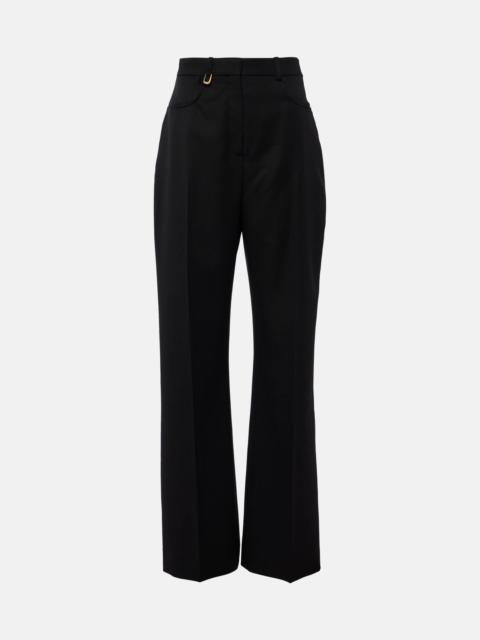 JACQUEMUS Le Pantalon Sauge wool flared pants