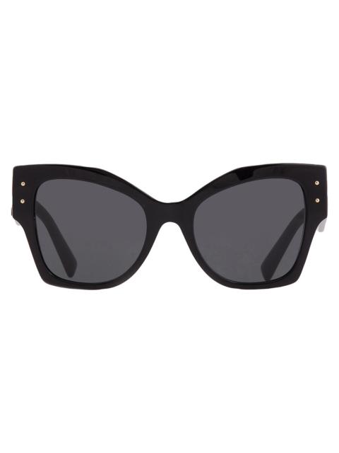 Dolce & Gabbana Dolce and Gabbana Dark Grey Butterfly Ladies Sunglasses DG4478 501/87 53