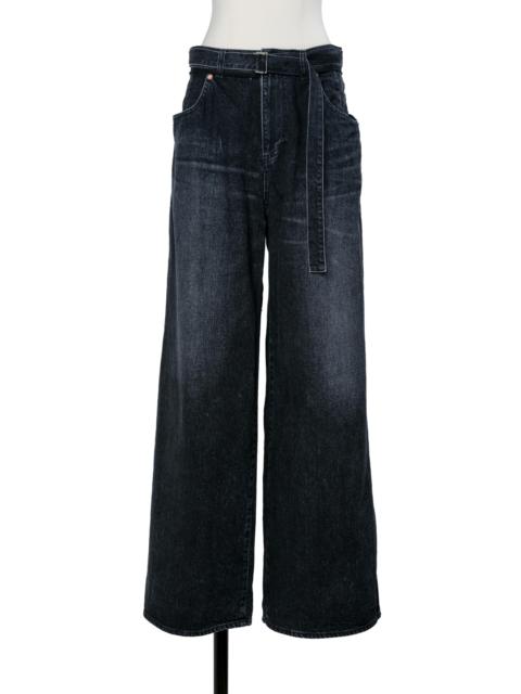 sacai Wide Denim Pants