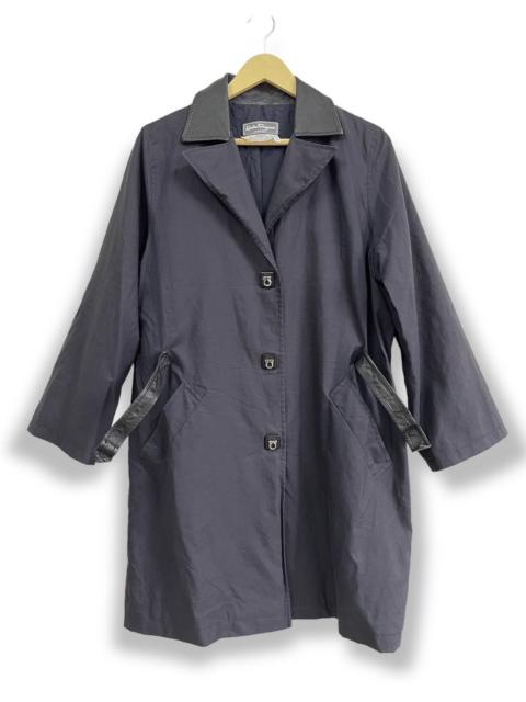 Other Designers Salvatore Ferragamo × Vintage - Salvatore Ferragamo Long Coat Trench Jacket