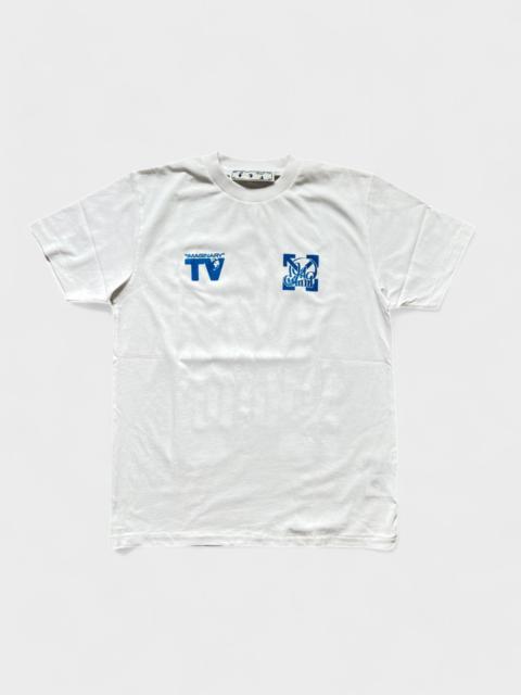 Off White Katsu TV S/S T-Shirt White Blue