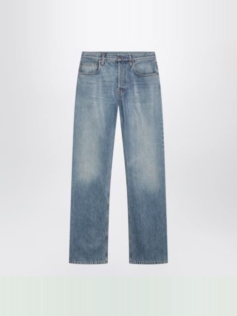 GUCCI Gucci Cotton Denim Trousers with Soft Coating