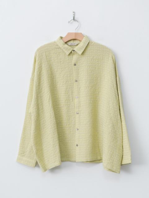 ICHI Antiquités W/C Gingham Shirt - Yellow x Gray