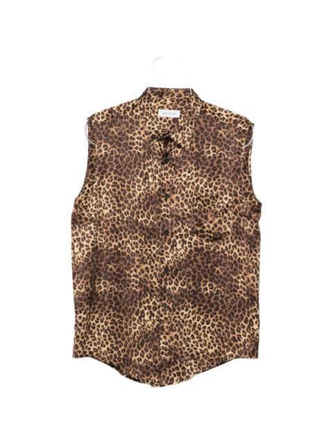 ERNEST W. BAKER Ernest W. Baker Leopard-print Pocket Shirt