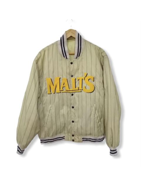 Other Designers Varsity - Vintage 90s Malts Beer Suntory Reversible Jacket