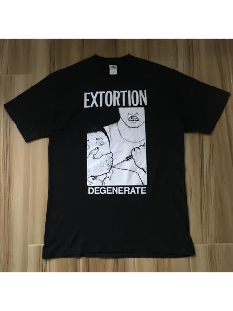 Other Designers Vintage - Vintage Extortion degenerate album punk band tee