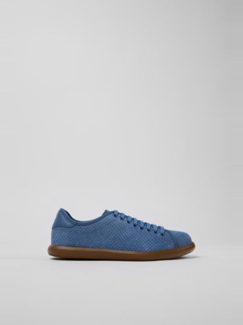 CAMPERLAB Blue Nubuck Sneakers for Women.