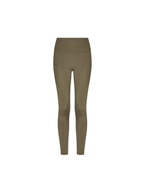 PANGAIA Women's Plant-Stretch Compressive Leggings - Soil Brown