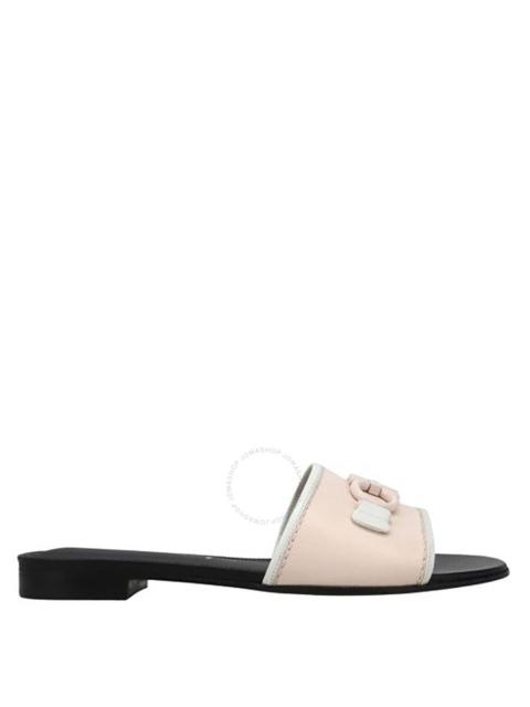 FERRAGAMO Salvatore Ferragamo Pink Lemonade Rhodes Gancini Slide Sandals