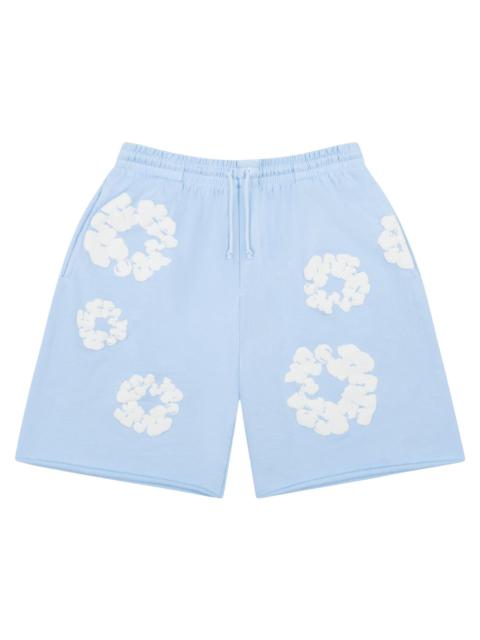 Denim Tears The Cotton Wreath Sweat Shorts 'Powder Blue'