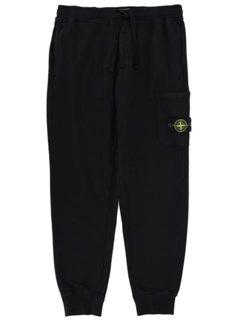 Stone Island COTTON JOGGER PANTS WITH LOGO PATCH