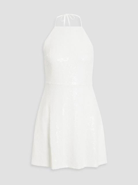 Other Designers Reece sequined cotton-tulle mini dress