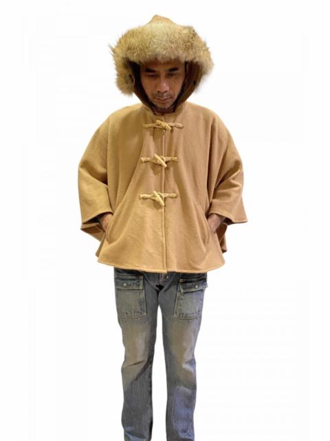 Other Designers Fidelity - Wool Cape Poncho Hooded by Gerald & Steward