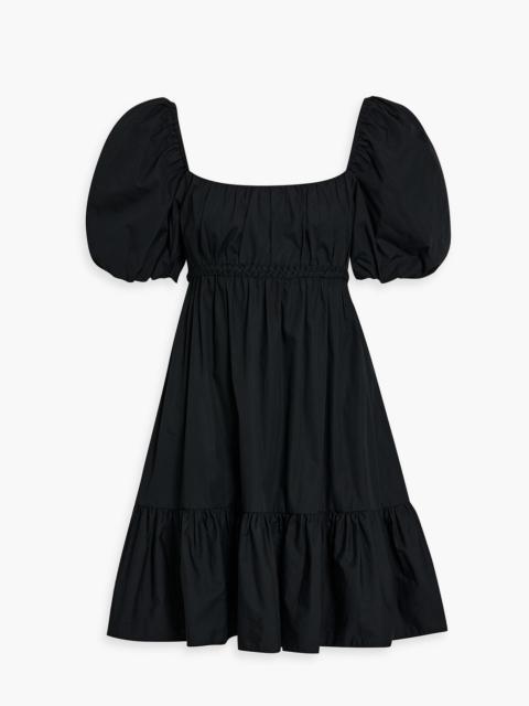 DEREK LAM 10 CROSBY Ada ruffled cotton-poplin mini dress