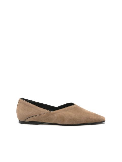 suede ballet flats