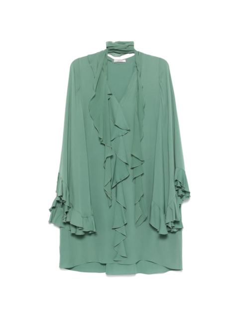 DOROTHEE SCHUMACHER ruffled-detailing georgette midi dress