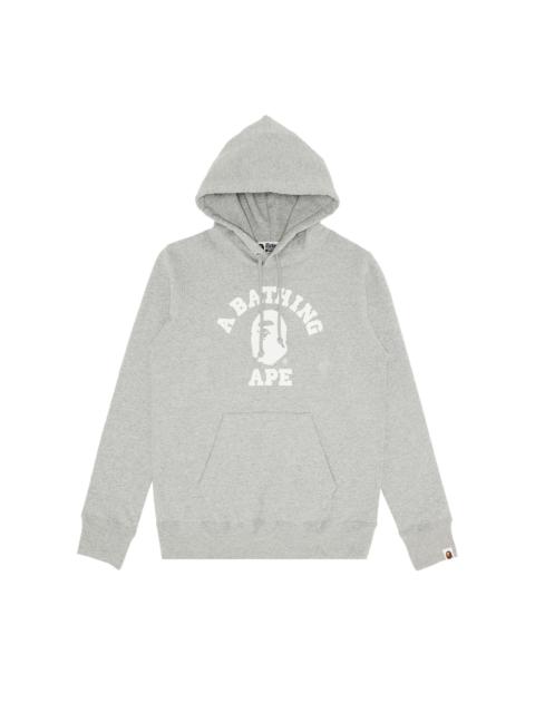 A BATHING APE® BAPE College Pullover Hoodie 'Grey'