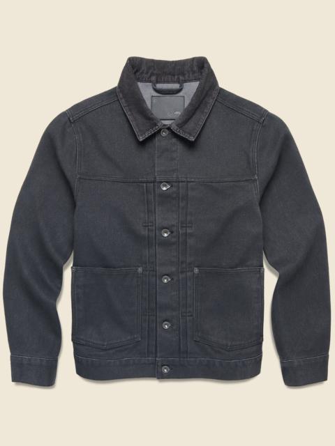 TAYLOR STITCH Ryder Jacket - Coal Chipped Canvas