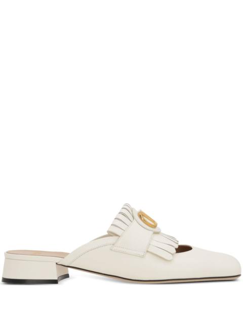 Valentino Valentino Garavani Women Vlogo Signature Leather Slippers