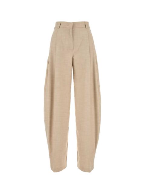 THE ANDAMANE THE ANDAMANE - The Andamane Women Beige Stretch Polyester Blend Pant